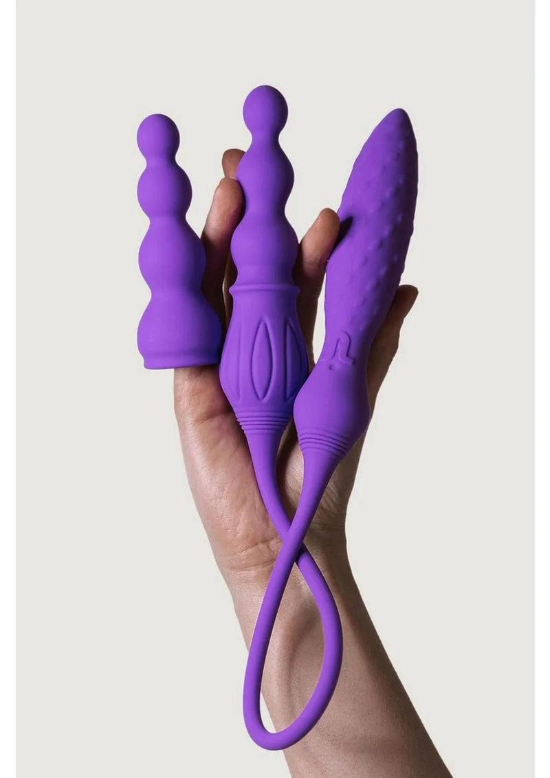 2x Silicone Double Vibrator With Remote Controller