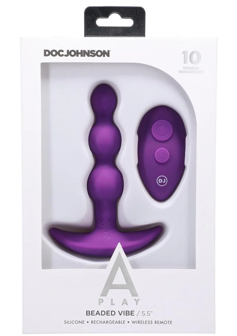A-Play Beaded Vibe Silicone Anal Plug - Image 8