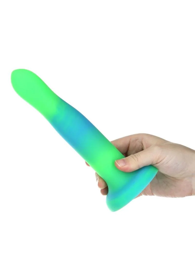 Addiction Rave Glow-in-the-Dark Bendable Silicone Dildo - Image 3