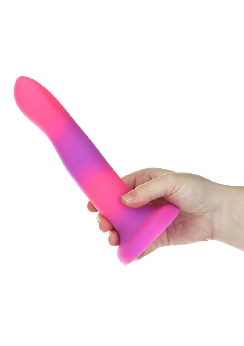 Addiction Rave Glow-in-the-Dark Bendable Silicone Dildo - Image 9