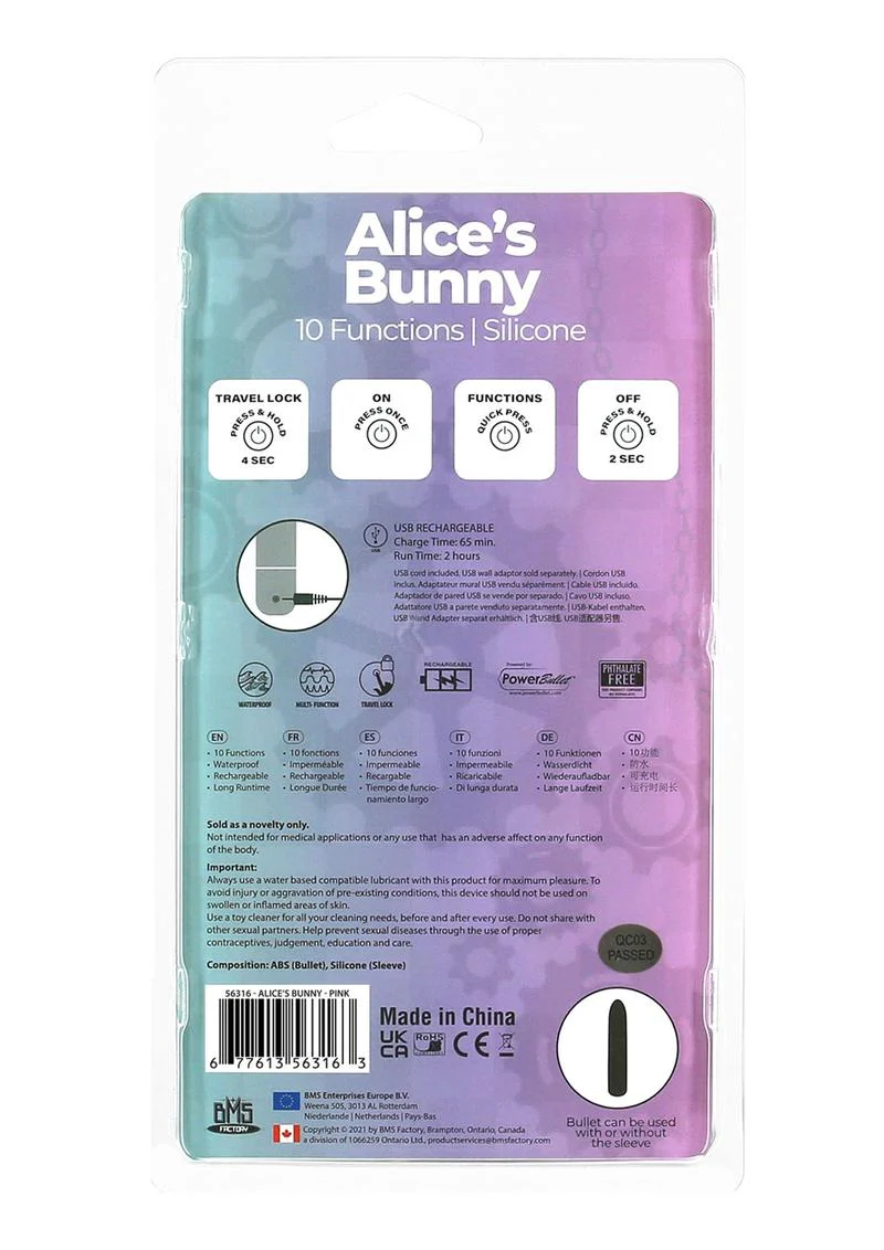 Alice’s Bunny Soft Silicone Bunny Vibe For Intimate Delight - Image 5