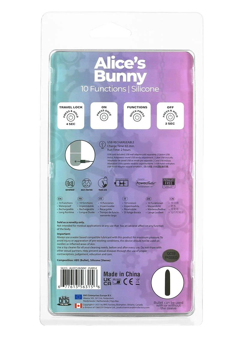 Alice’s Bunny Soft Silicone Bunny Vibe For Intimate Delight - Image 6