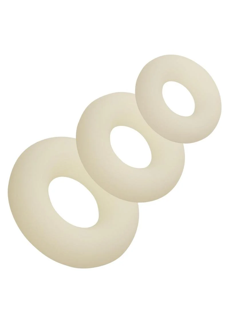 Alpha Glow-in-the-Dark Liquid Silicone 3 Ring Set - Image 2