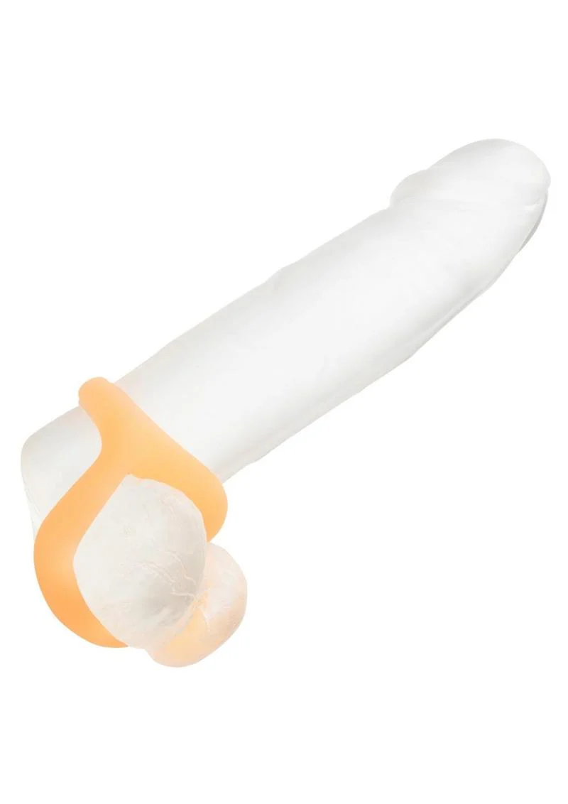 Alpha Glow in the Dark Liquid Silicone Teardrop Dual Ring - Image 3