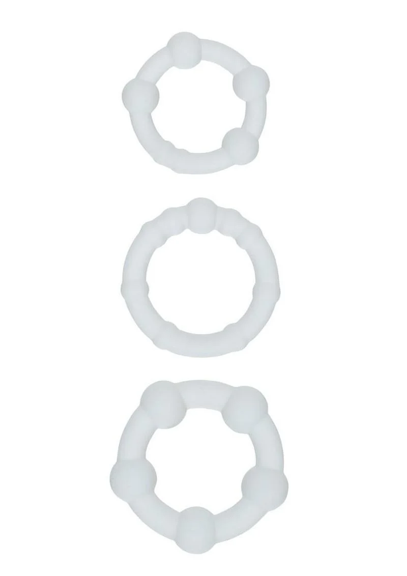 Alpha Liquid Silicone Beaded Rings Set - Image 2
