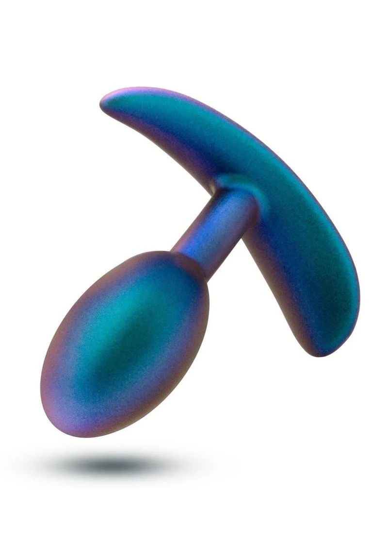 Anal Adventures Matrix Nebula Plug Silicone Anal Plug in Lunar Blue - Image 2