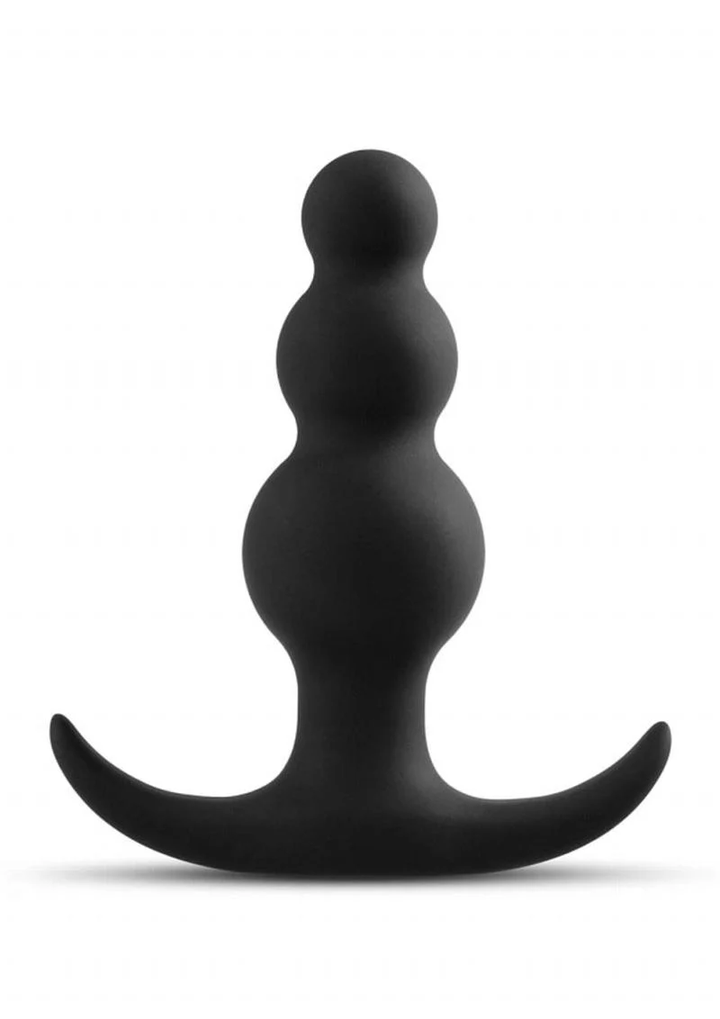 Anal Adventures Platinum Beaded Silicone Plug - Image 2
