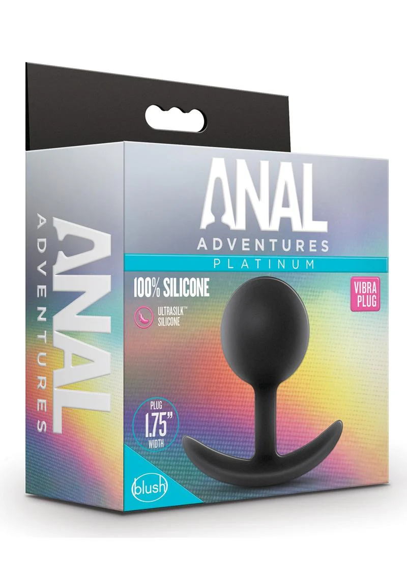Anal Adventures Platinum Silicone Vibra Plug - Image 3