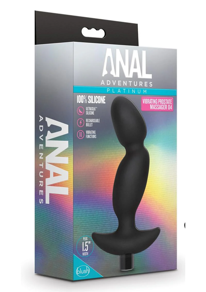 Anal Adventures Platinum Vibrating Prostate Massager - Image 3
