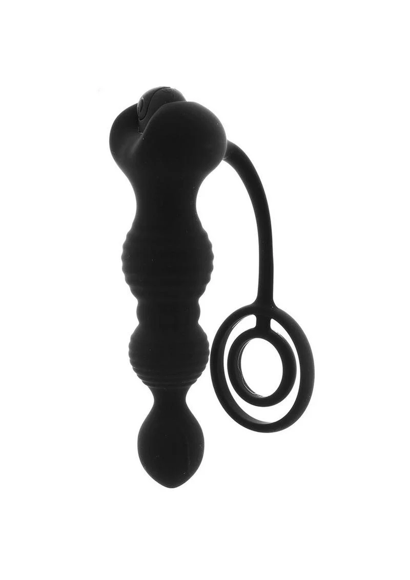 Anal-Ese Silicone Rechargeable Cock Ring With Remote Control - Image 3