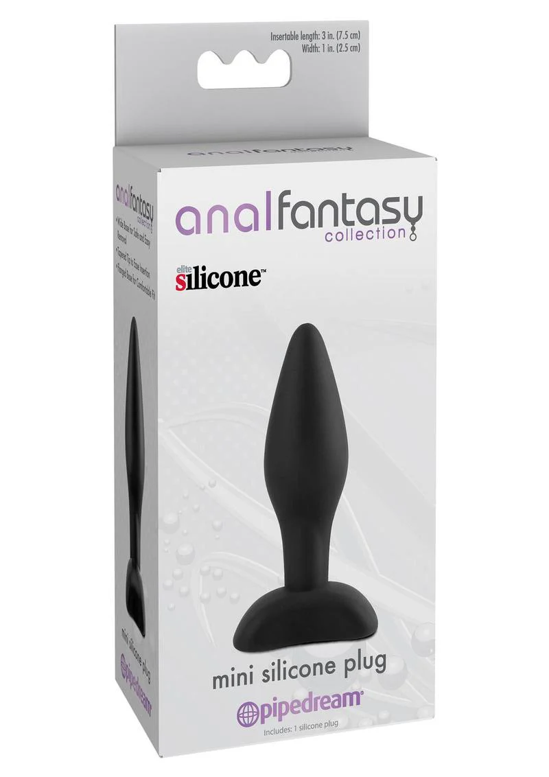 Anal Fantasy Collection Mini Silicone Plug - Image 3