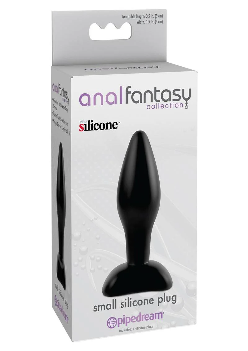 Anal Fantasy Collection Small Silicone Plug - Image 3