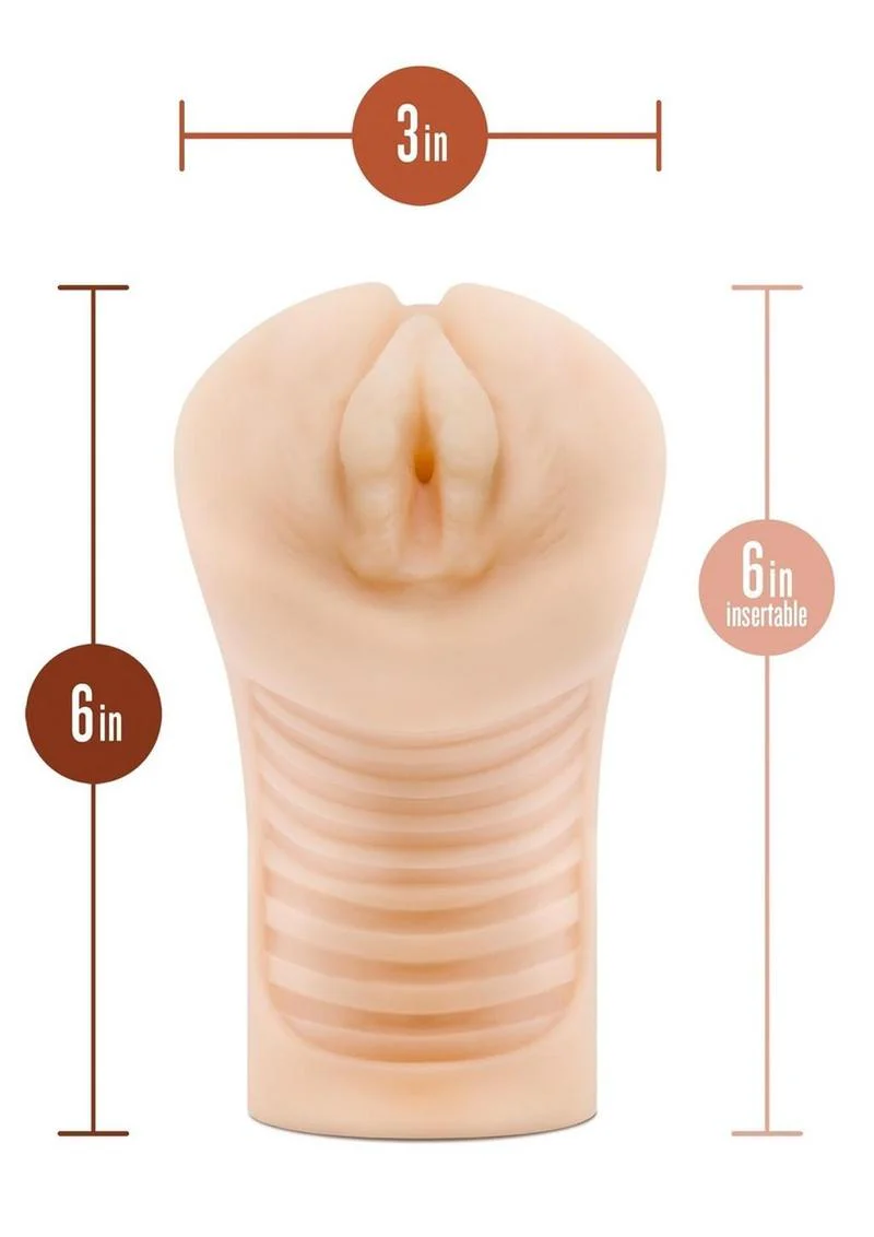 Annabella Soft Plus Wet Stroker with Ribbed Texture And Mini Vibe - Image 2