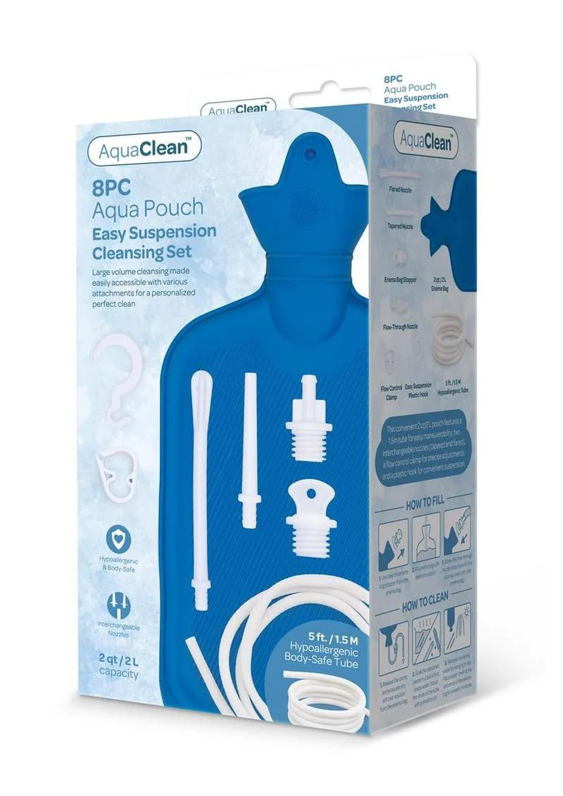 AquaClean Aqua Pouch Enema Cleaning Set - Image 3
