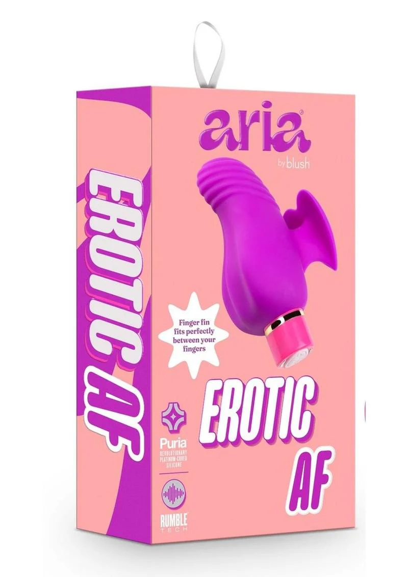 Aria Erotic AF Rechargeable Silicone Finger Vibrator - Image 4