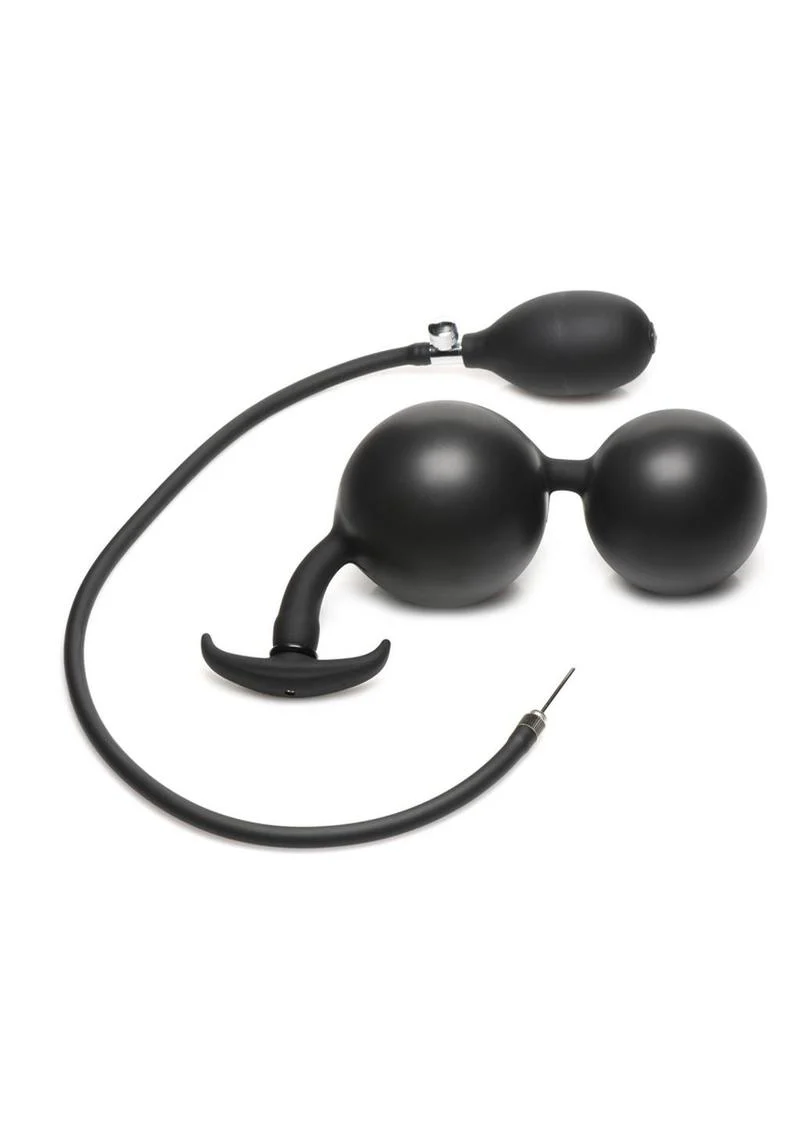 Ass Rattler Inflatable Silicone Anal Plug - Weighted for Extra Pleasure - Image 2