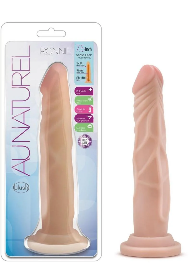 Au Naturel Ronnie Dildo With Suction Cup - Image 4