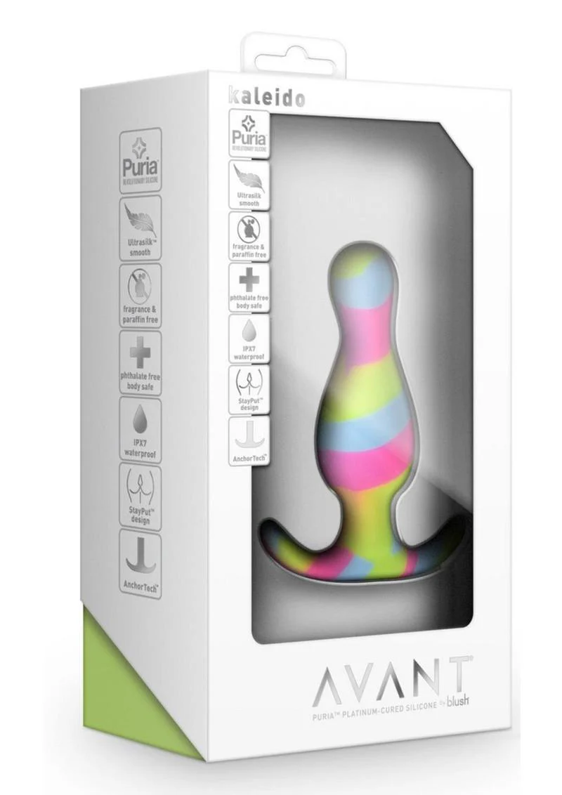 Avant Kaleido Lime Silicone Anal Plug - Image 4