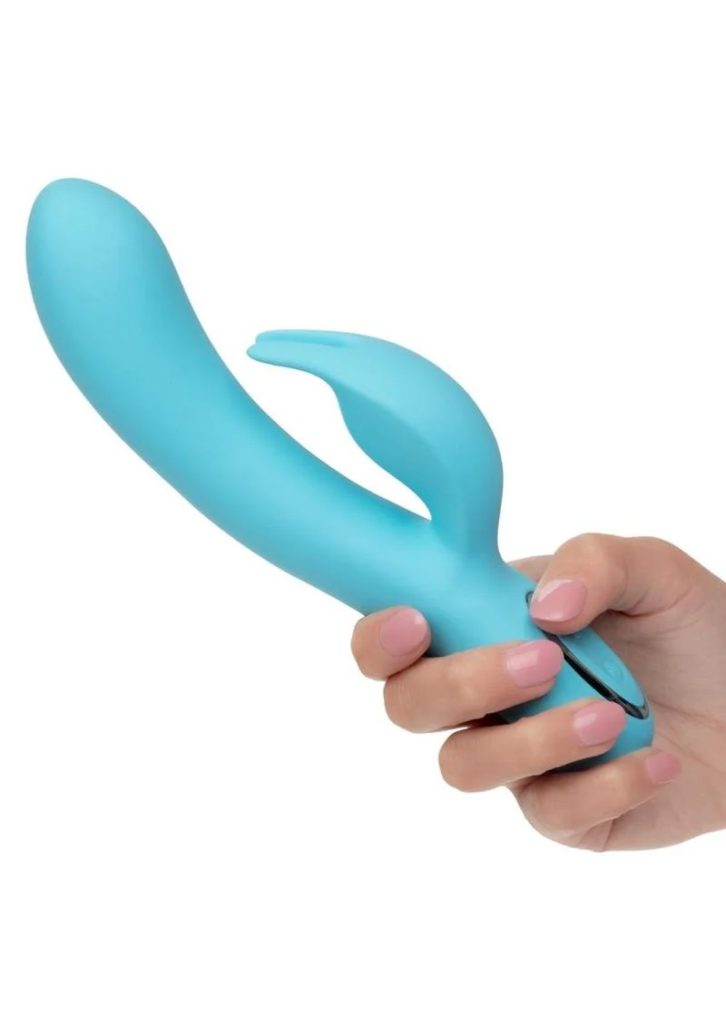 Azure Bunny Rechargeable Silicone G Vibrator - Image 3
