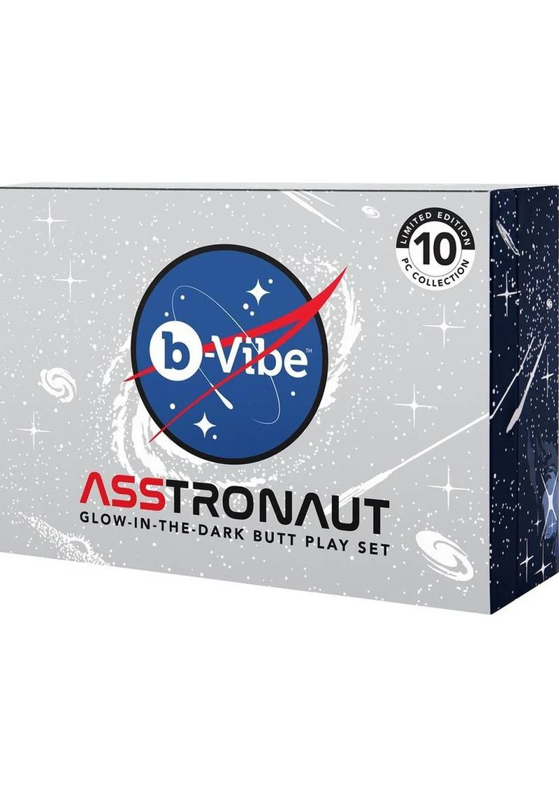 b-Vibe Assstronaut Glow-in-the-Dark Rechargeable Anal Play Set - Image 4