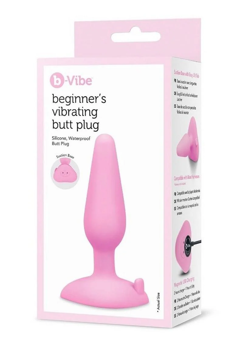 b Vibe Beginners Vibrating Butt Plug - Image 4