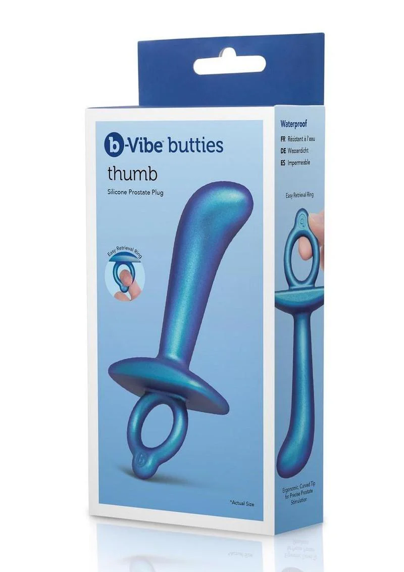 b Vibe Butties Thumb Silicone Prostate Plug - Image 4