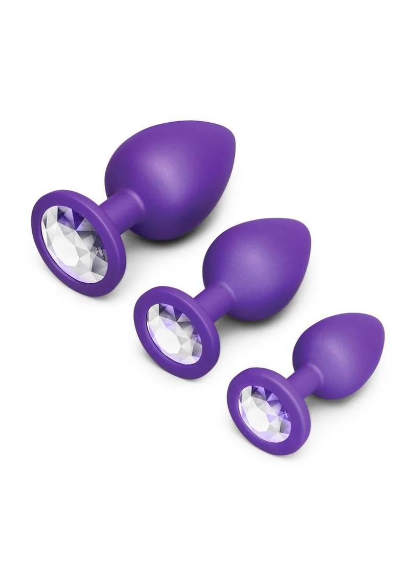 b-Vibe Jeweled Butties Anal Training Set