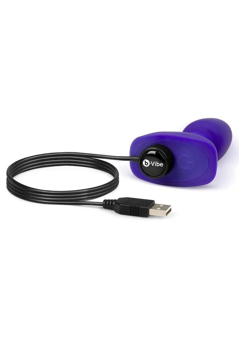 b-Vibe Rimming Petite Rechargeable Silicone Anal Plug - Image 5