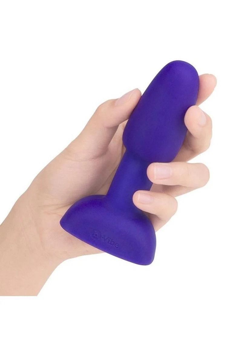 b-Vibe Rimming Petite Rechargeable Silicone Anal Plug - Image 6