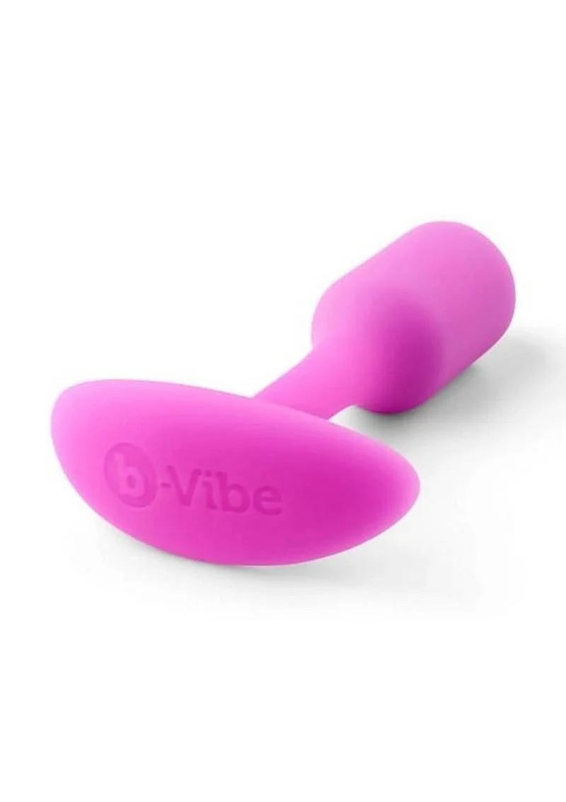 b Vibe Snug Plug 1 Weighted Silicone Butt Plug - Image 2