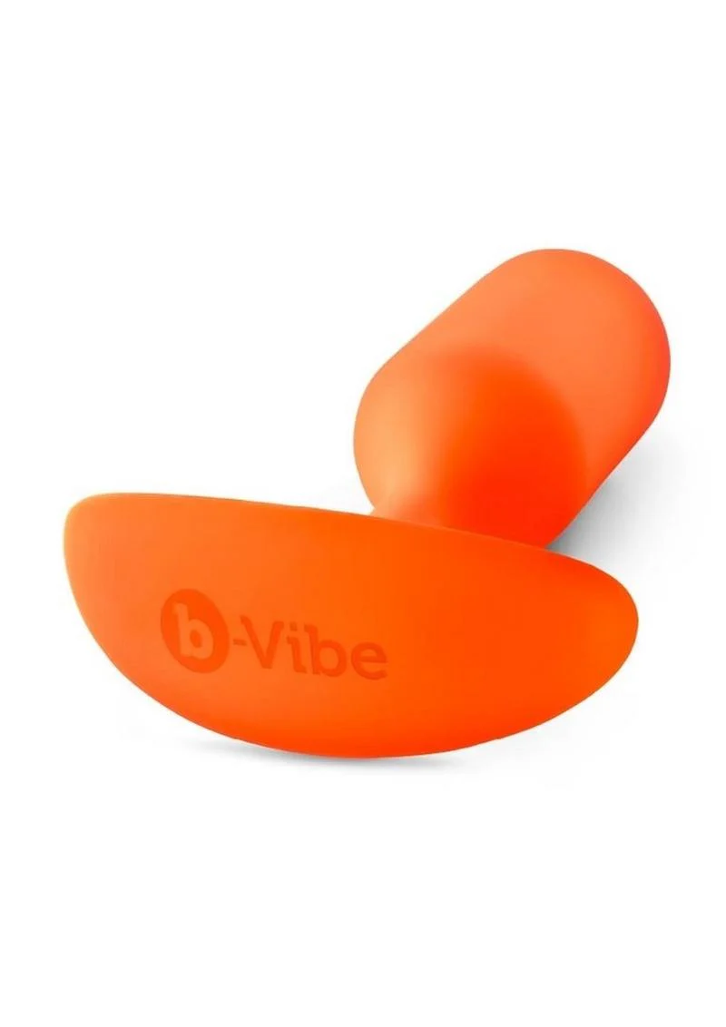b Vibe Snug Plug 3 Weighted Silicone Anal Plug - Image 5