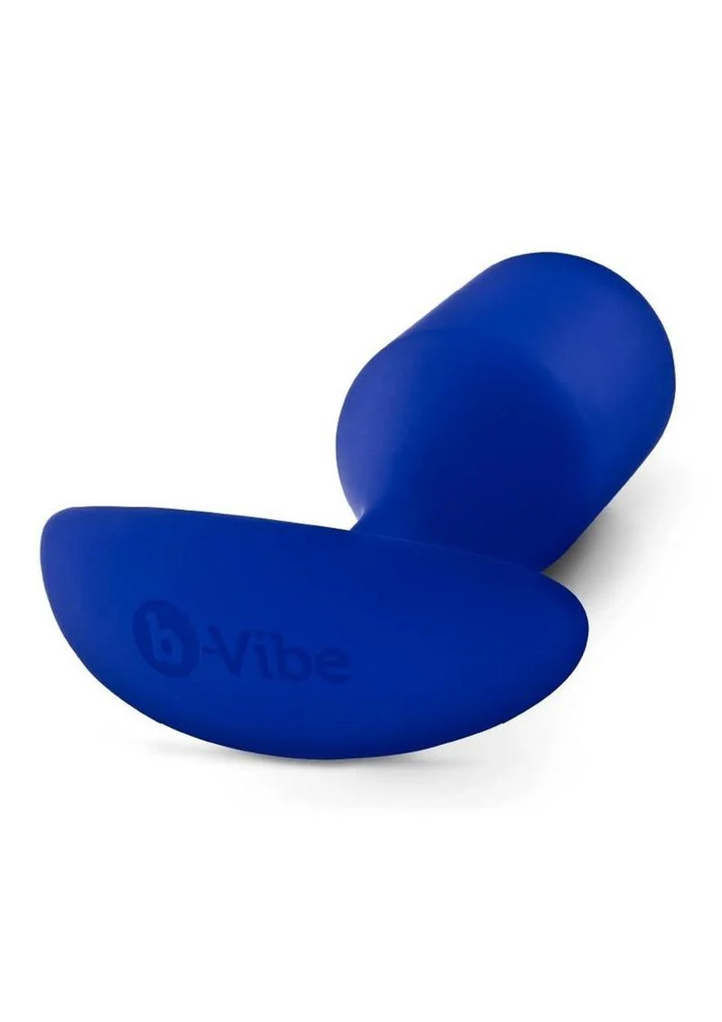 b Vibe Snug Plug 4 Weighted Silicone Anal Plug - Image 2
