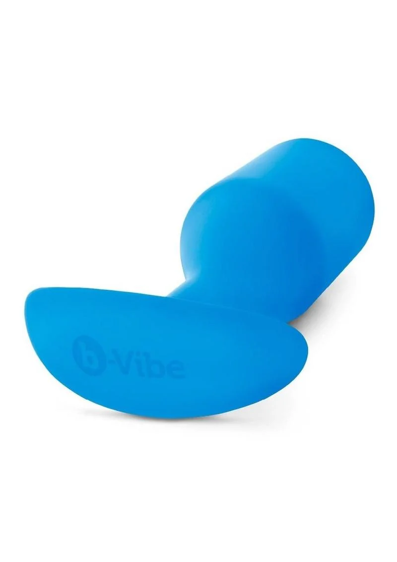 b Vibe Snug Plug 5 Weighted Butt Silicone Anal Plug - Image 2