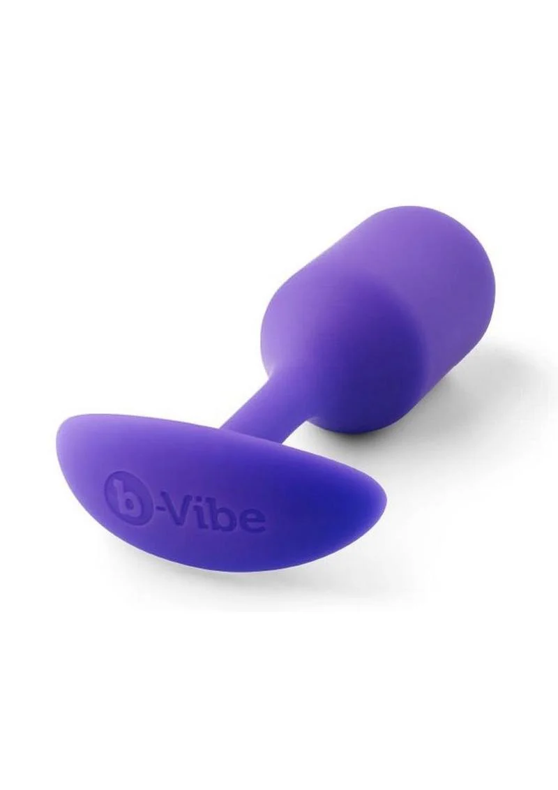 b Vibe Snug Weighted Silicone Anal Plug - Image 2
