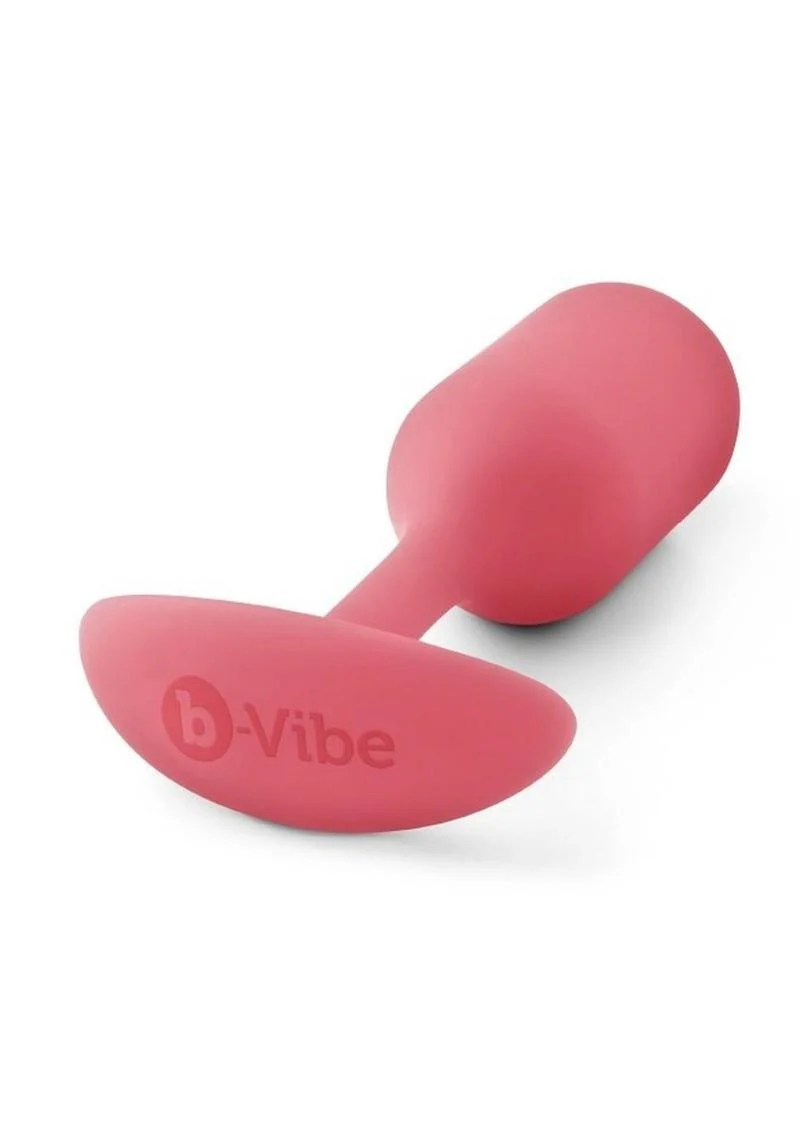 b Vibe Snug Weighted Silicone Anal Plug - Image 8