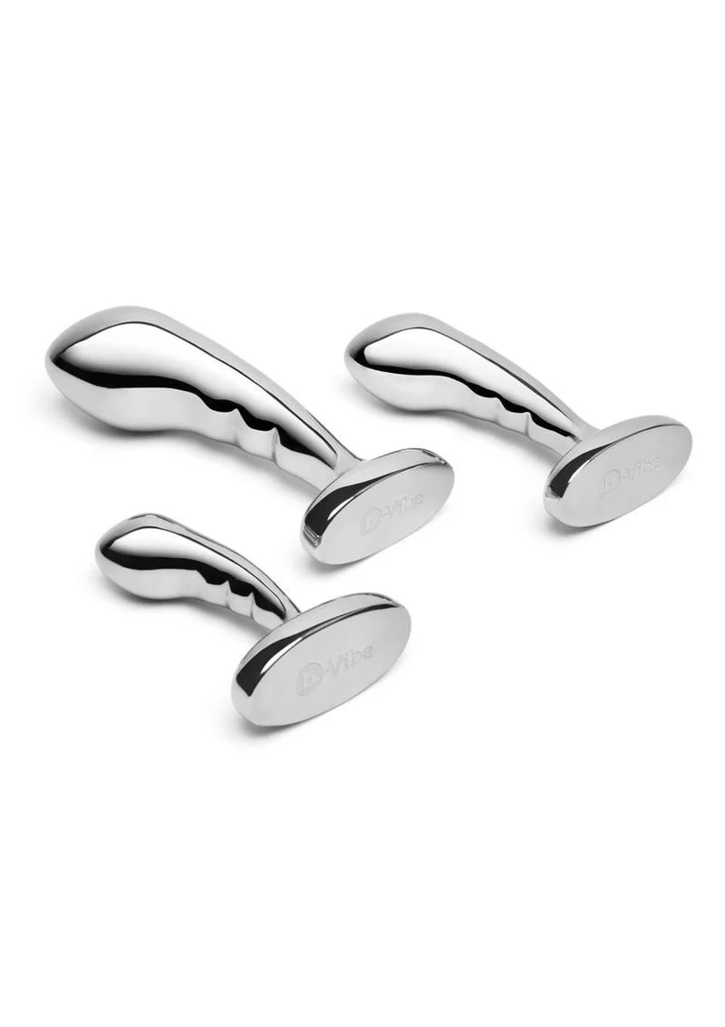 b-Vibe Stainless Steel P-Spot Training Set - Image 2