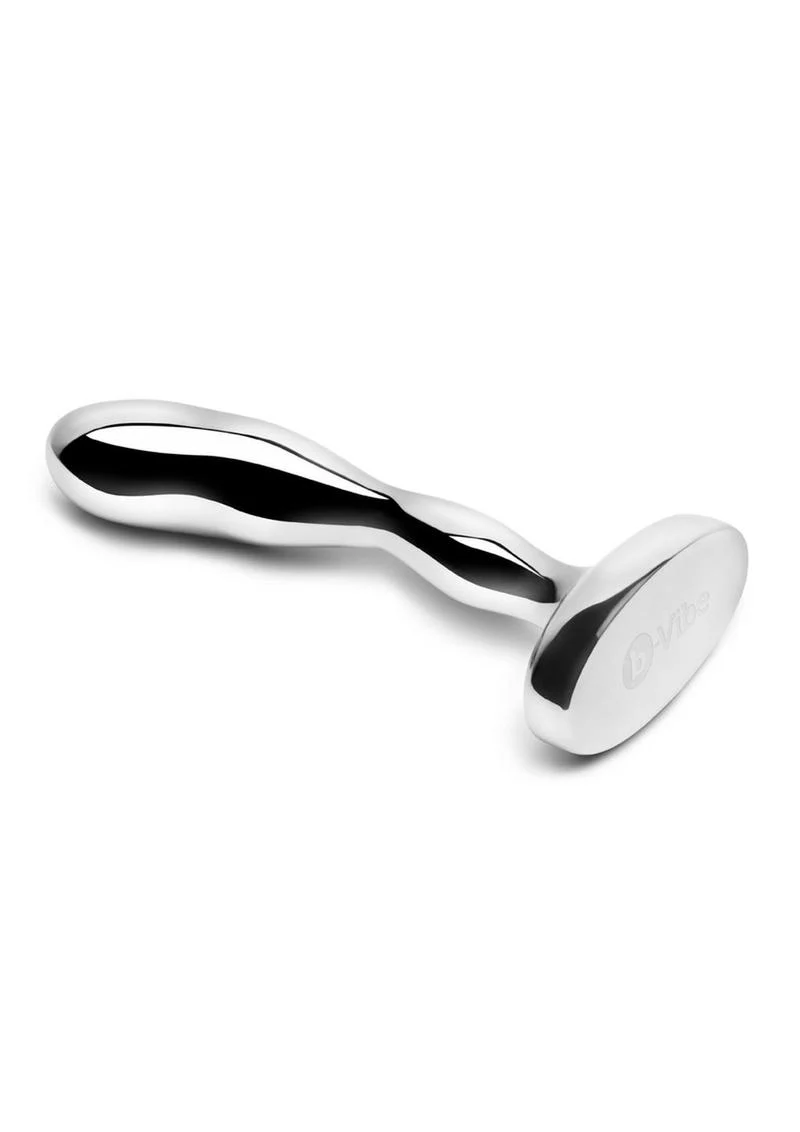 B-Vibe Stainless Steel Prostate Plug Massager - Image 2
