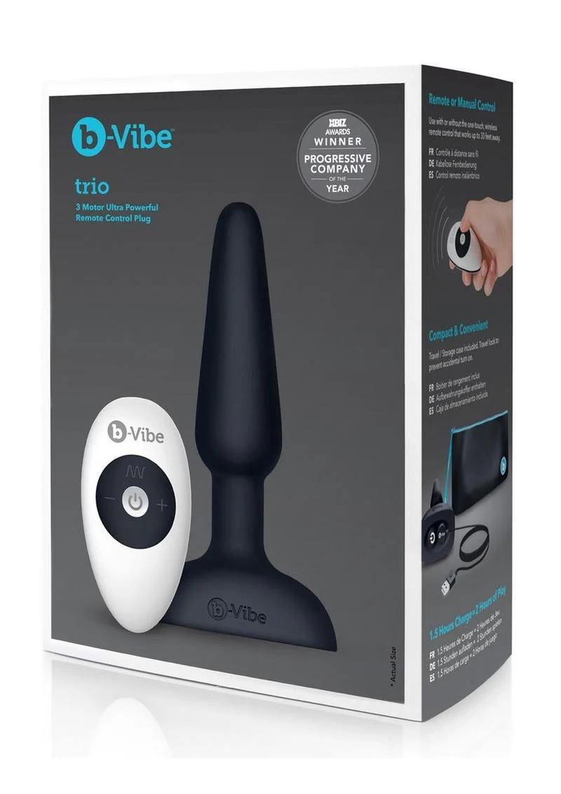 b-Vibe Trio Motor Remote Control Plug - Image 8