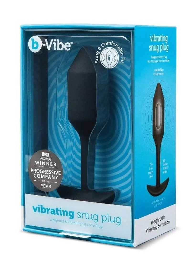 b-Vibe Vibrating Snug Plug 2 Silicone Anal Plug - Image 8