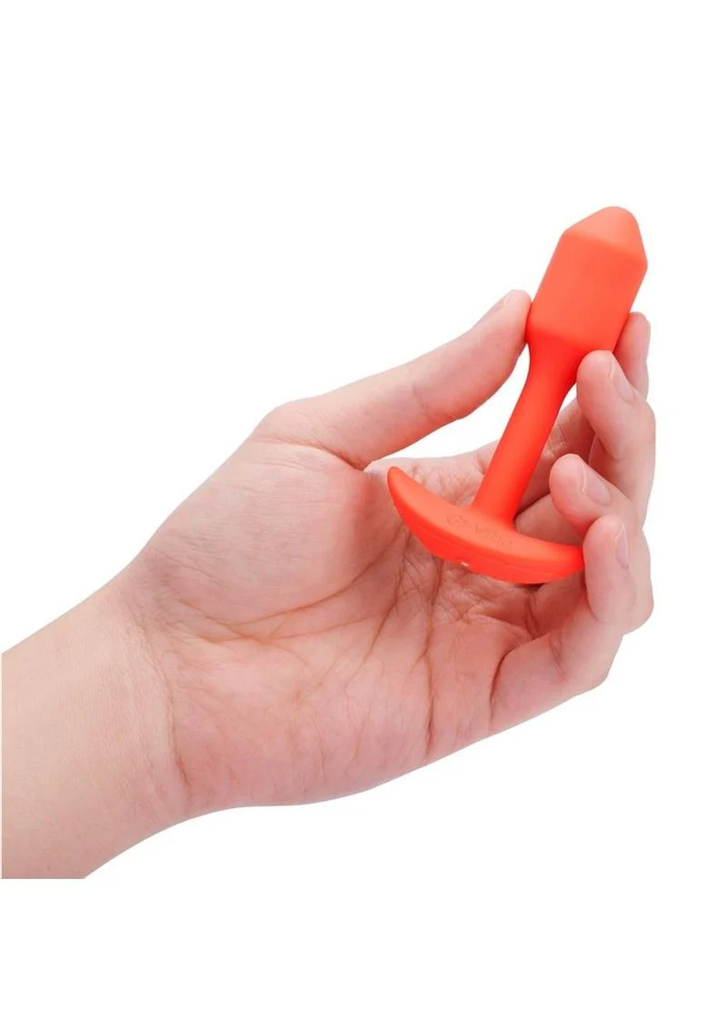 b-Vibe Vibrating Snug Plug Rechargeable Silicone Anal Plug - Image 4