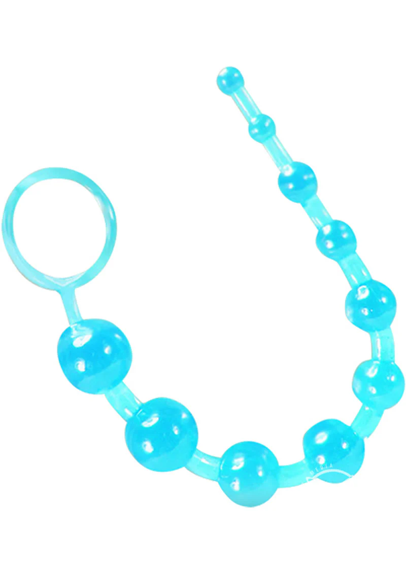 B Yours Basic Beads Blue Anal Beads
