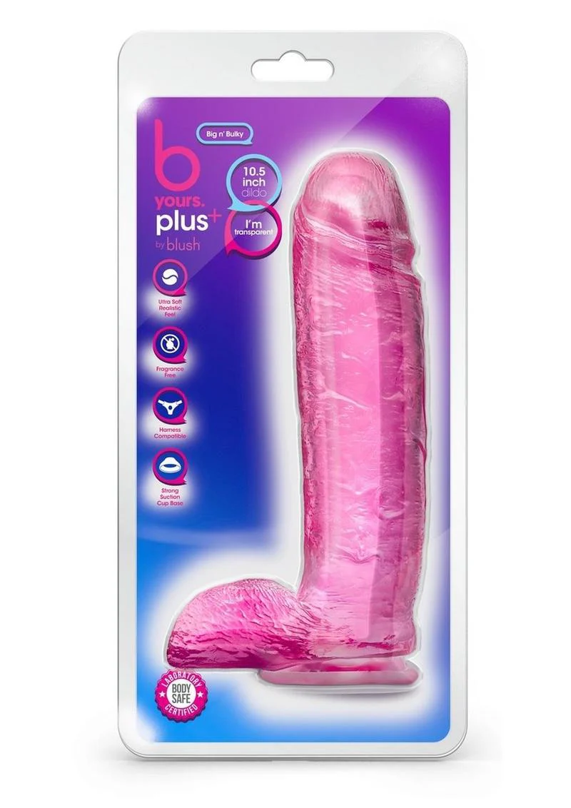 B Yours Plus Big N Bulky Realistic Dildo with Suction Cup - Image 4