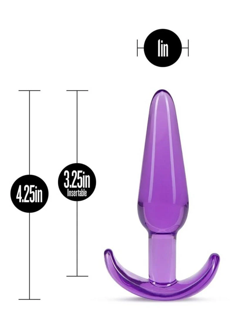 B yours Slim Anal Plug Phthalate Free Tapered Tip - Image 3