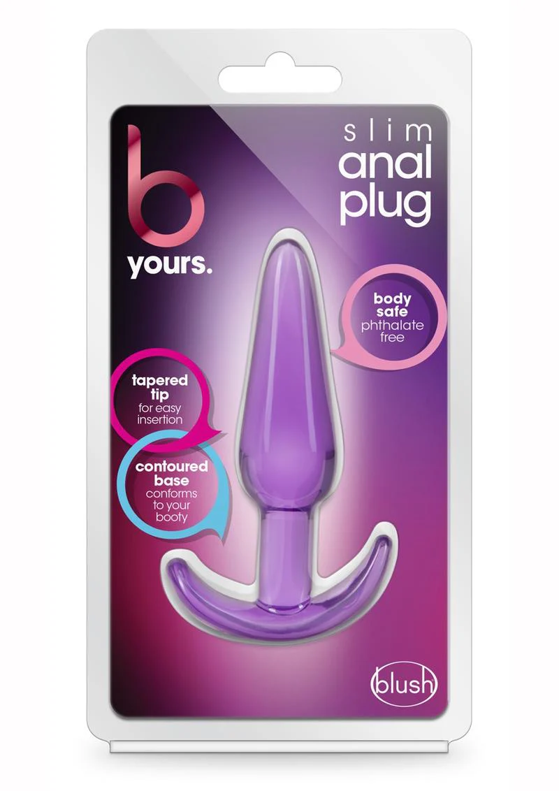 B yours Slim Anal Plug Phthalate Free Tapered Tip - Image 4