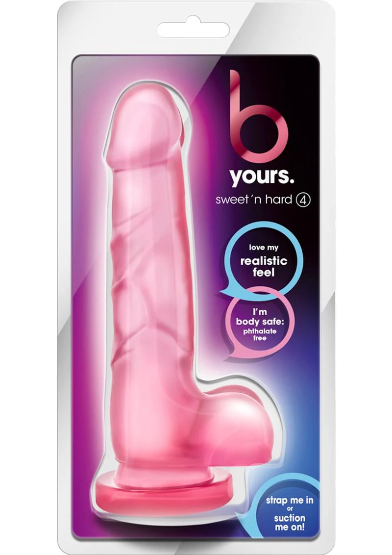 B Yours Sweet ‘n Hard 4 Dildo With Balls - Image 11
