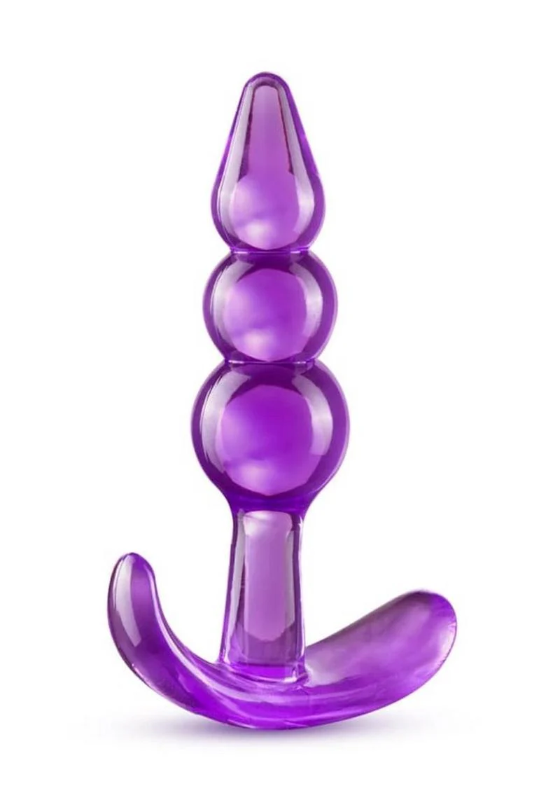 B Yours Triple Bead Anal Plug Phthalate Free Silicone - Image 3