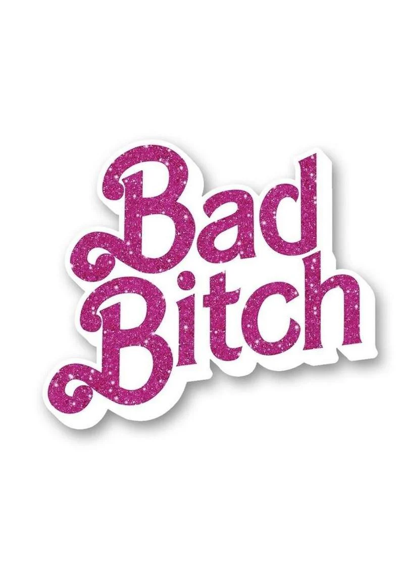 Bad Bitch Enamel Pin By Pink Glitter