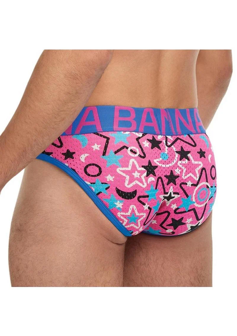 Banana Cabana Brazilian Bikini Mix Bold Print Men’s Bikini Briefs - Image 2