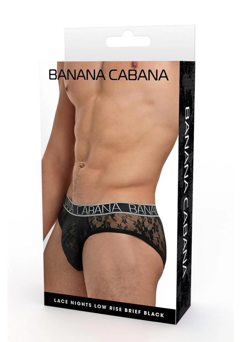 Banana Cabana Lace Nights Low Rise Brief - Image 5