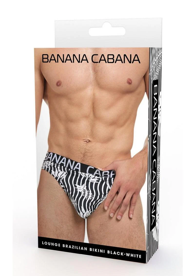 Banana Cabana Lounge Brazilian Bikini Tropical Print - Image 13